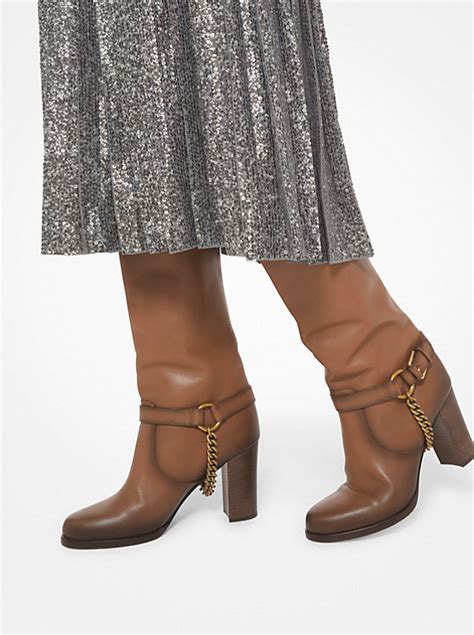 michael kors chunky boots|michael kors burnished boots.